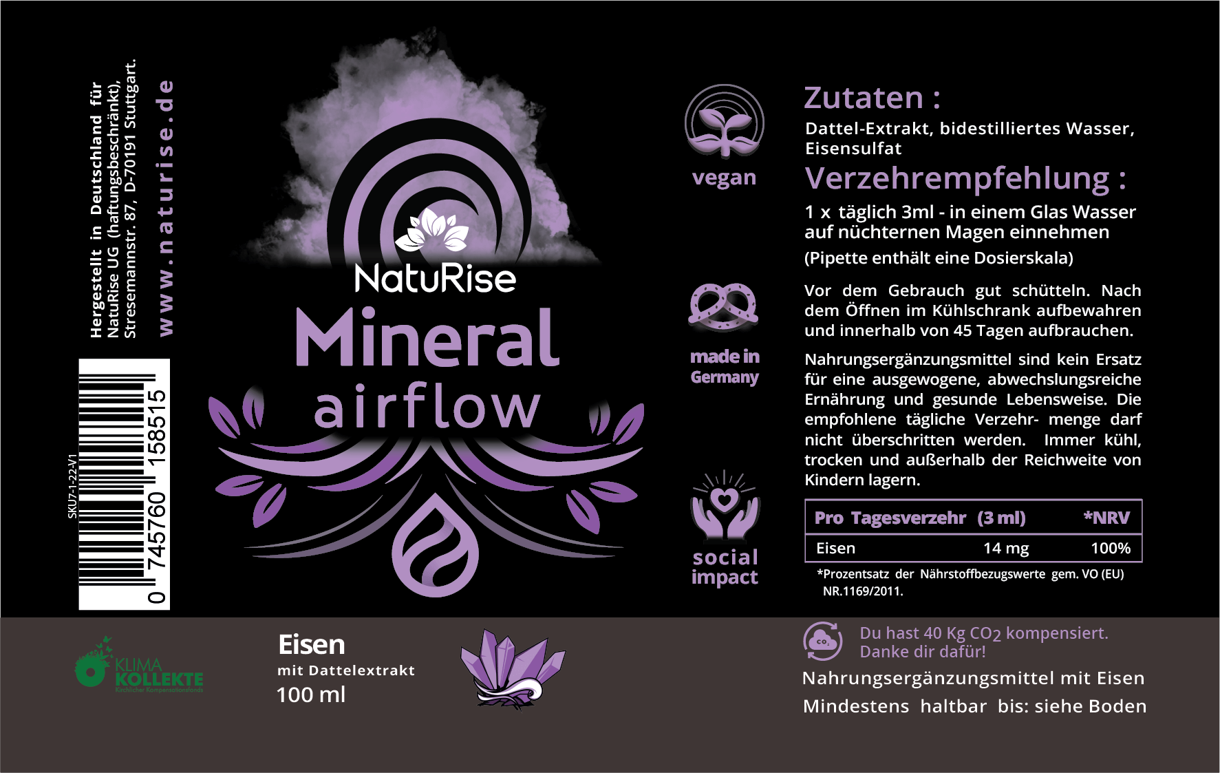 Product label
