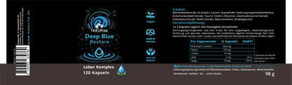 Deep Blue Restore – Leberkomplex mit Mariendistel, NAC & Cholin (120 Kapseln)