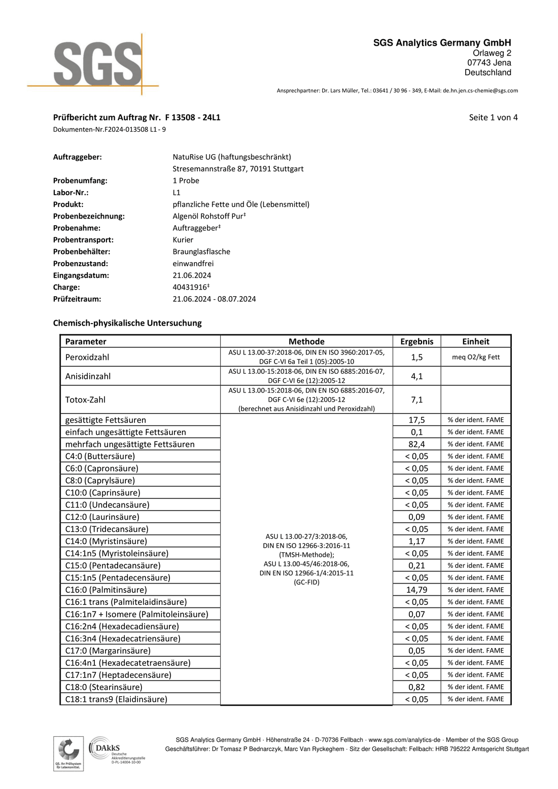 Omega 3 Algenöl (rabattiert)